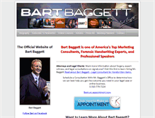 Tablet Screenshot of bartbaggett.com